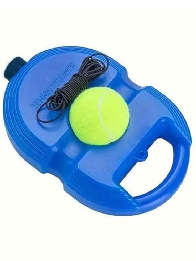     			DENFE Tennis Trainer Rebound Ball with String Solo Tennis Trainer Set Self Tennis Practice Ball with String Cricket Trainer Rebound Ball with Rope Fill Sand or Water