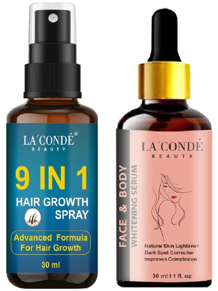     			La'Conde 9in1Hair & FaceSerum Hair Serum 30 mL Pack of 2