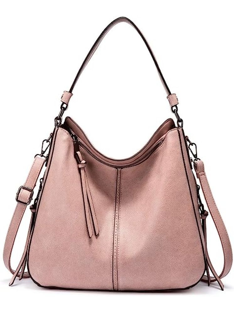     			Naples Shoulder Bag PU Set of 1 ( Pink )