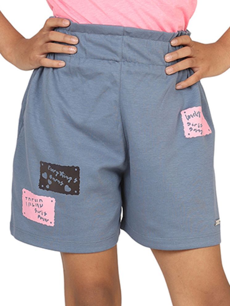     			PAMPOLINA Pack of 1 Girls Cotton Blend Shorts ( Indigo )