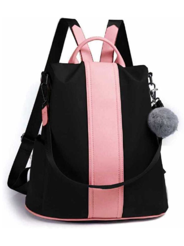     			Raez 5 Ltrs PU Backpack *For Women ( Black )