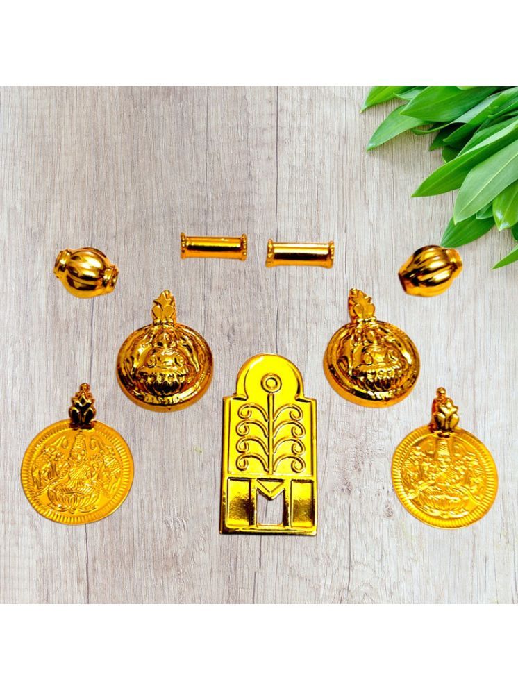     			TGS GOLD COVERING Gold Pendant set ( Pack of 1 )