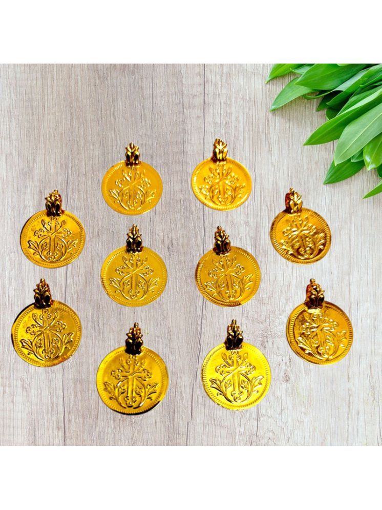     			TGS GOLD COVERING Gold Pendant set ( Pack of 1 )