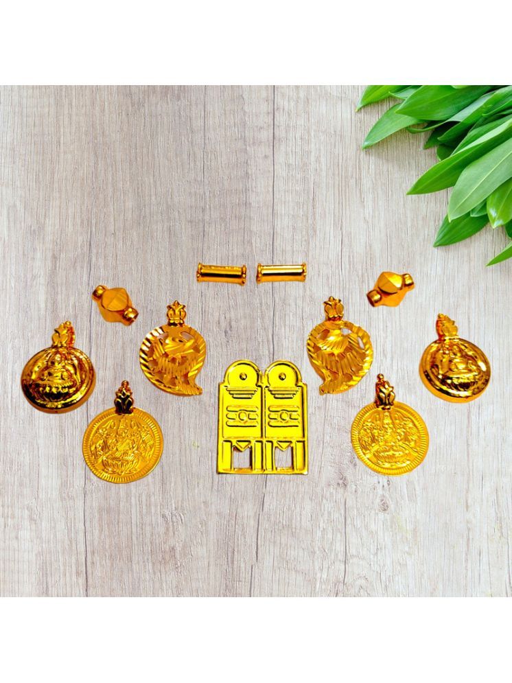     			TGS GOLD COVERING Gold Pendant set ( Pack of 1 )