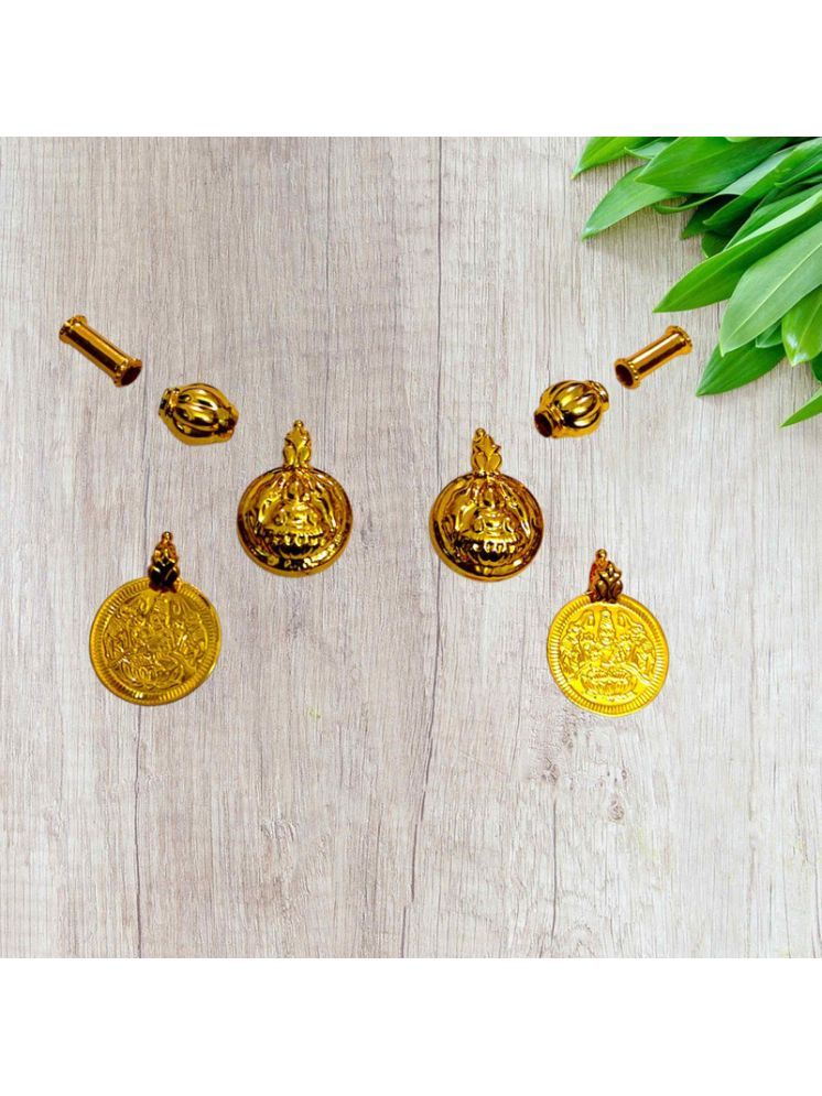     			TGS GOLD COVERING Gold Pendant set ( Pack of 1 )