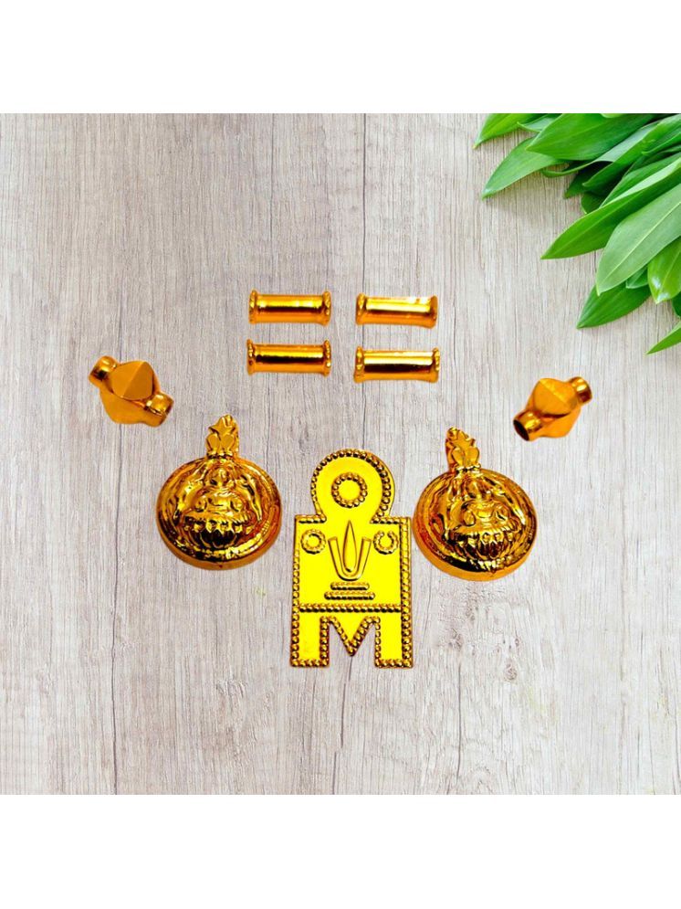     			TGS GOLD COVERING Gold Pendant set ( Pack of 1 )