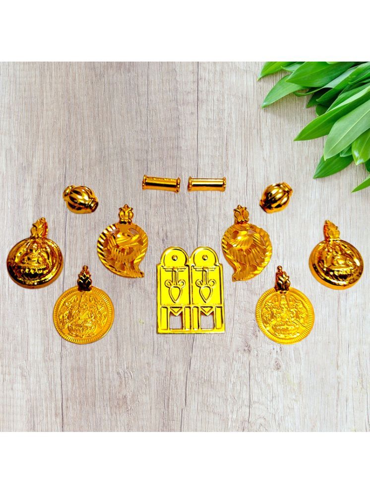     			TGS GOLD COVERING Gold Pendant set ( Pack of 1 )