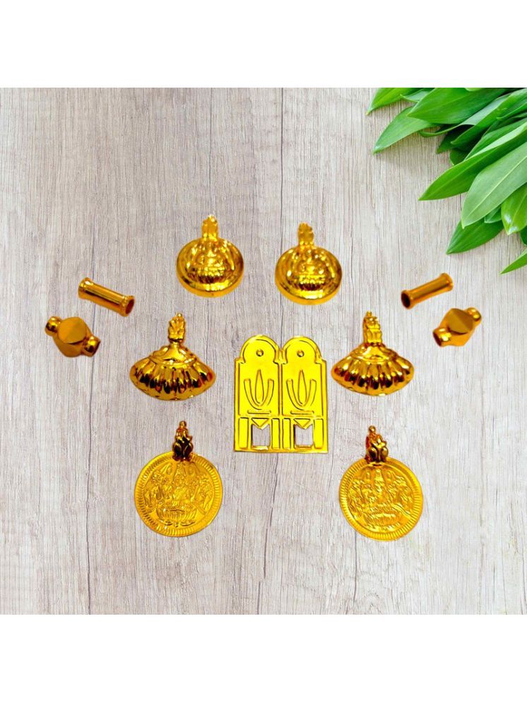     			TGS GOLD COVERING Gold Pendant set ( Pack of 1 )