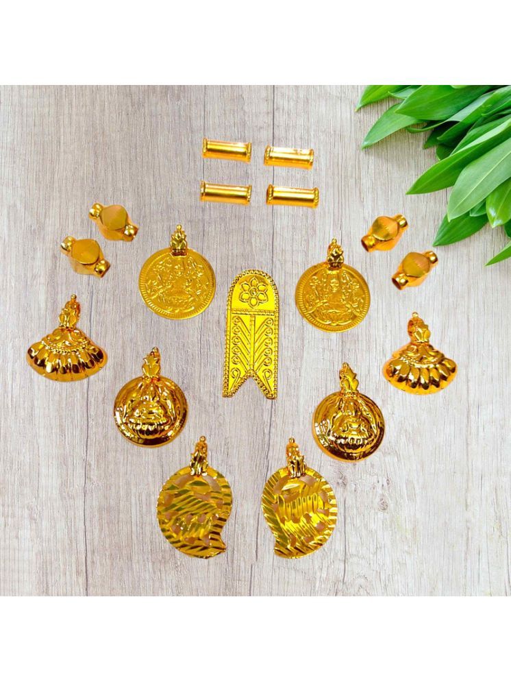     			TGS GOLD COVERING Gold Pendant set ( Pack of 1 )