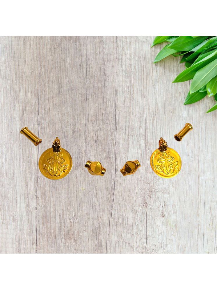     			TGS GOLD COVERING Gold Pendant set ( Pack of 1 )