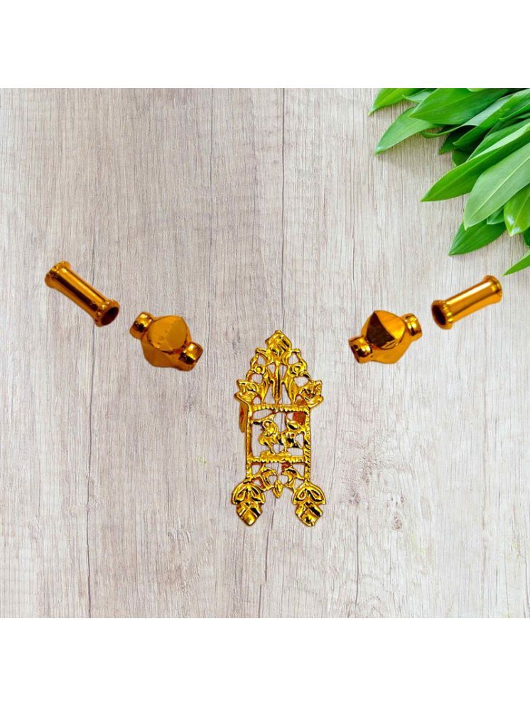     			TGS GOLD COVERING Gold Pendant set ( Pack of 1 )