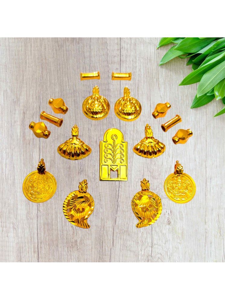     			TGS GOLD COVERING Gold Pendant set ( Pack of 1 )