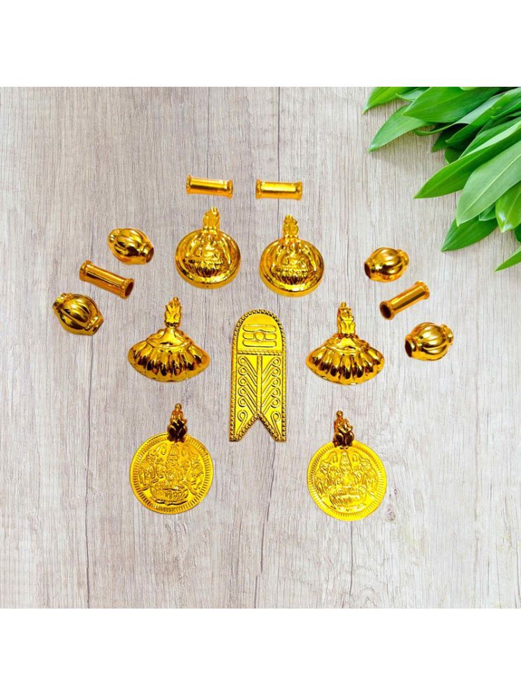     			TGS GOLD COVERING Gold Pendant set ( Pack of 1 )