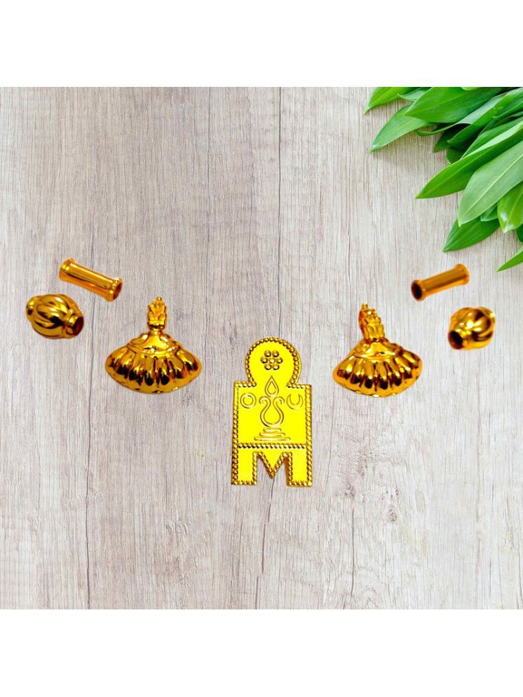     			TGS GOLD COVERING Gold Pendant set ( Pack of 1 )