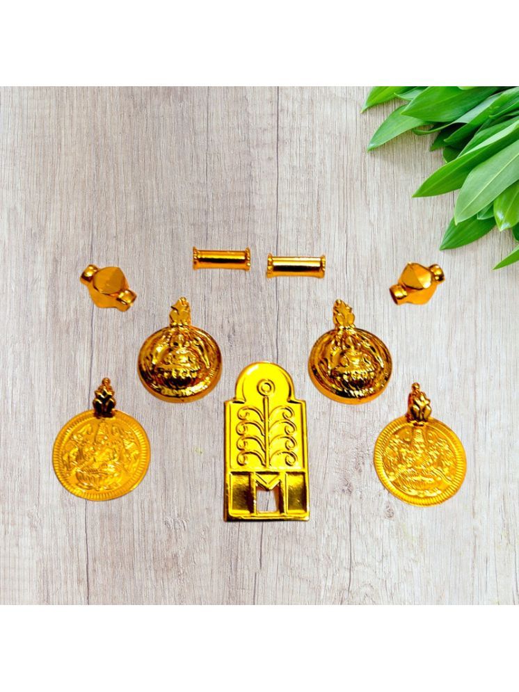     			TGS GOLD COVERING Gold Pendant set ( Pack of 1 )