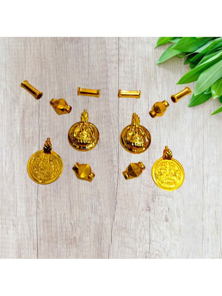     			TGS GOLD COVERING Gold Pendant set ( Pack of 1 )