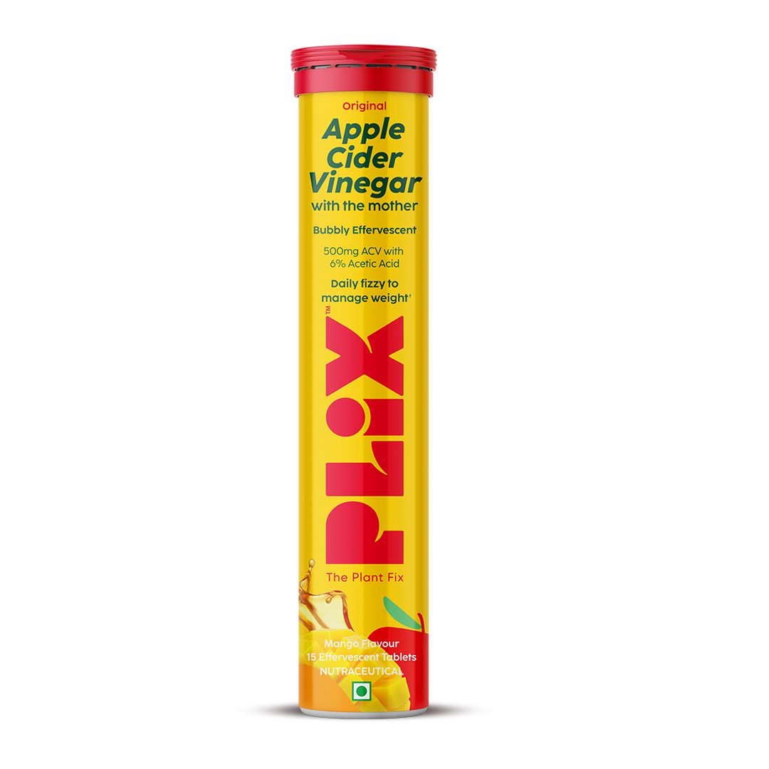     			The Plant Fix Plix Apple Cider Vinegar 15 Effervescent Tablet with mother Mango (15 Tablets)