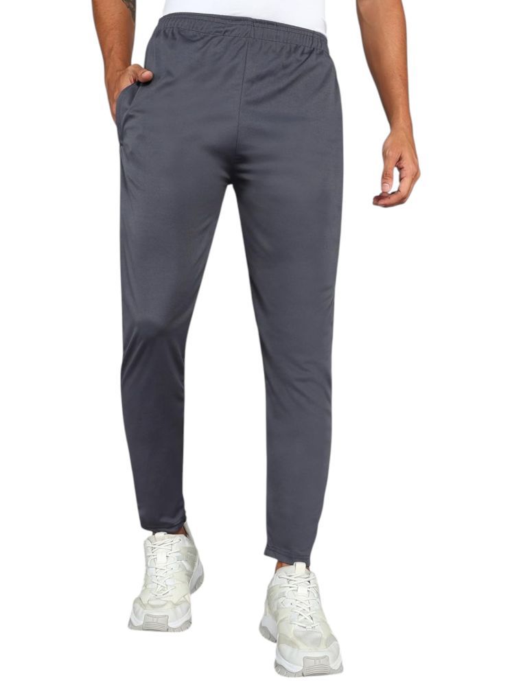     			WHEY FIT Dark Grey Lycra Men's Sports Trackpants ( Pack of 1 )