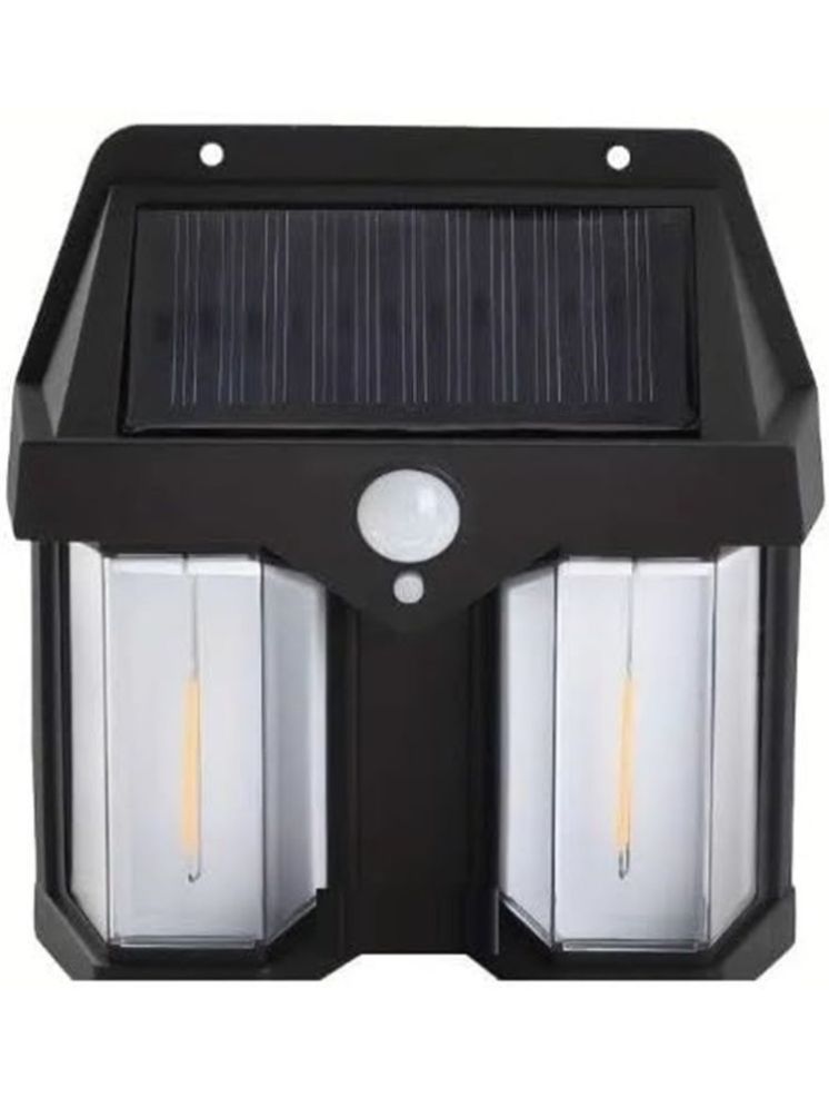     			ZESTRUM 2W Solar Outdoor Wall Light ( Pack of 1 )