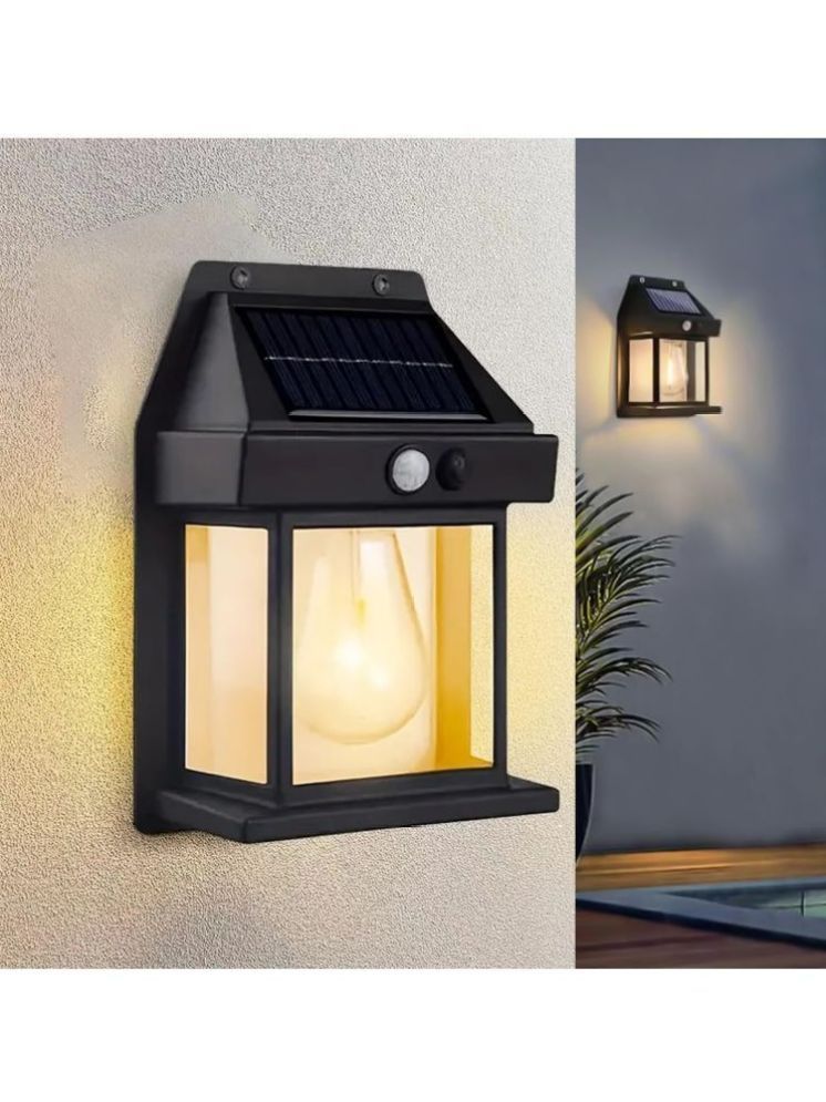     			ZESTRUM 5W Solar Outdoor Wall Light ( Pack of 1 )