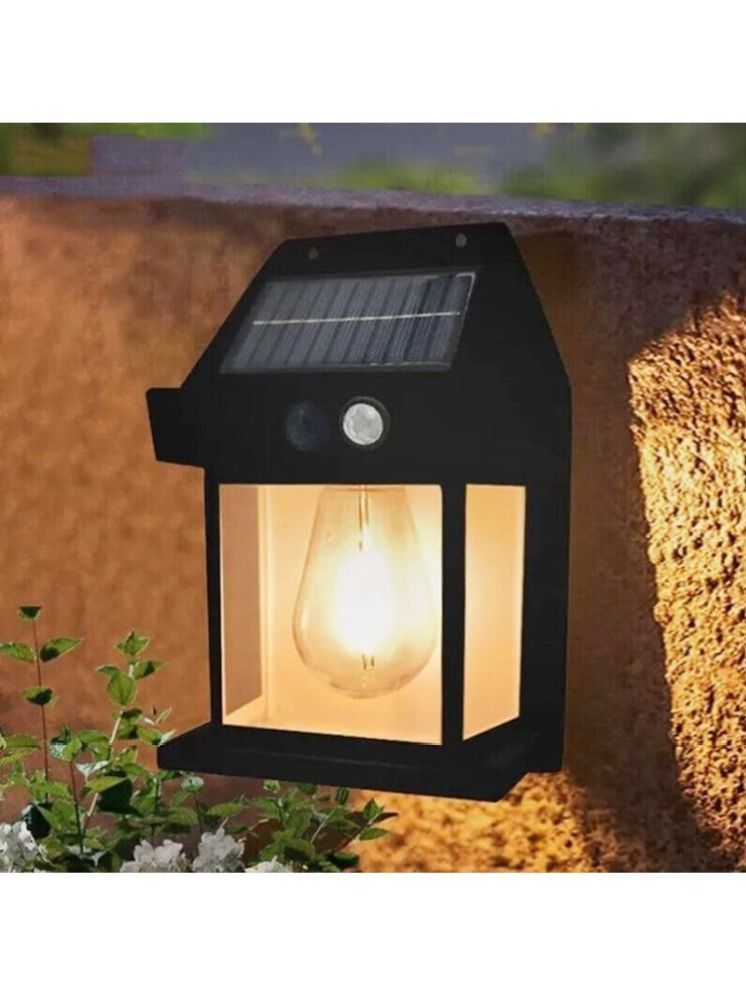     			ZESTRUM 5W Solar Outdoor Wall Light ( Pack of 1 )