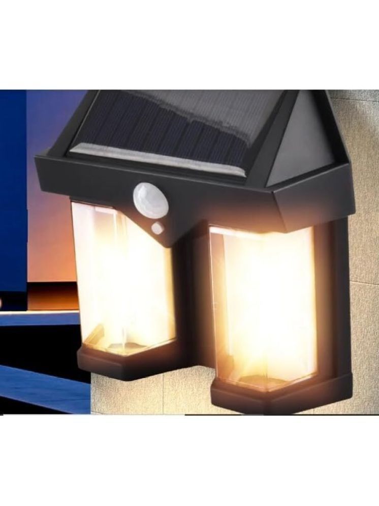     			ZESTRUM 5W Solar Outdoor Wall Light ( Pack of 1 )