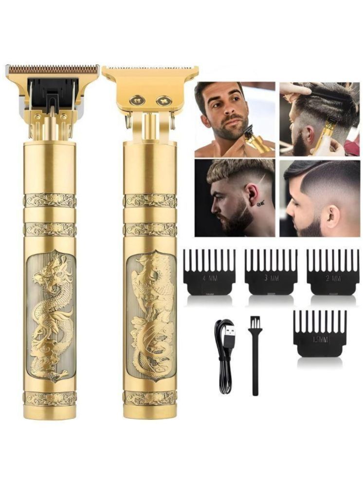     			zello Hair Trimmer Gold Corded Beard Trimmer With 120 minutes Runtime