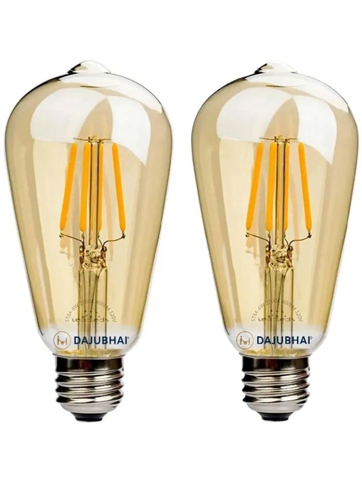     			DAJUBHAI 4W Warm White LED Bulb ( Pack of 2 )