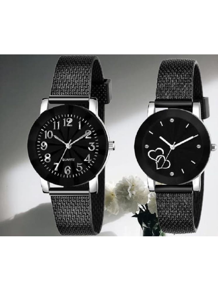     			DECLASSE Black Resin Analog Womens Watch