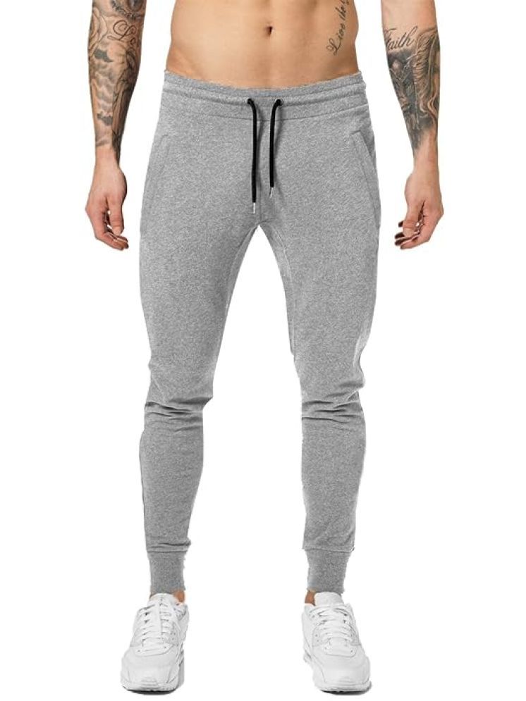     			JUGULAR Grey Cotton Men's Joggers ( Pack of 1 )