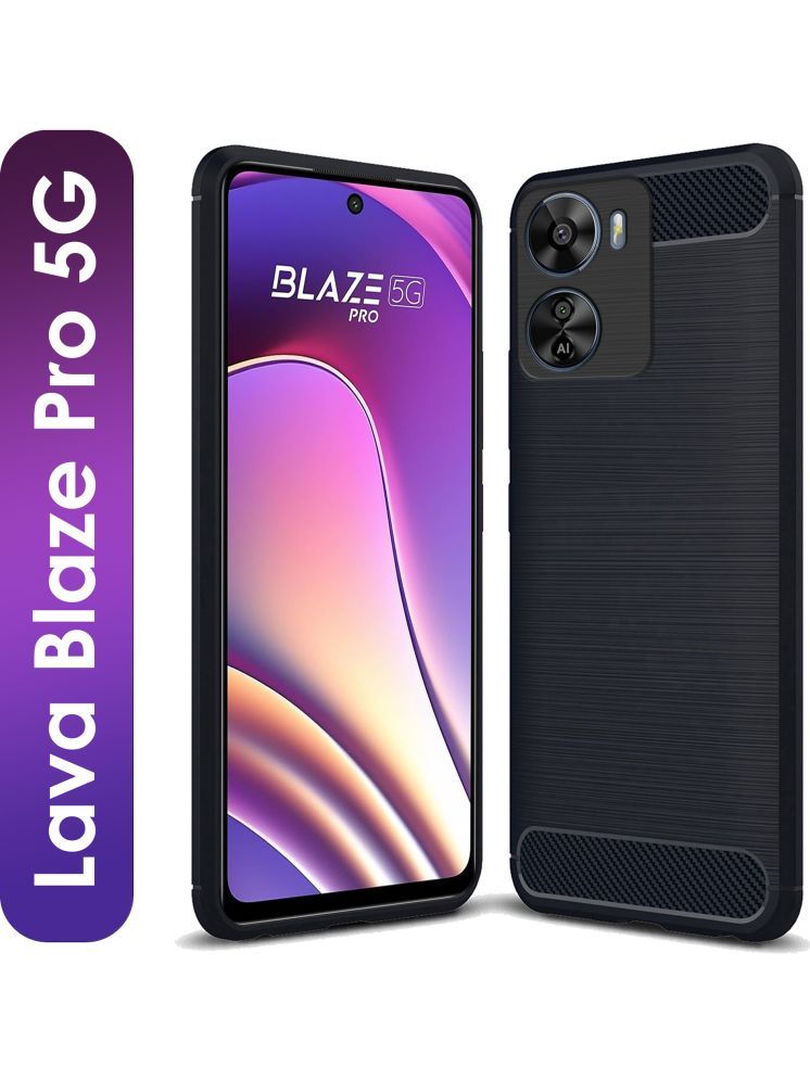     			Knotyy Plain Cases Compatible For Rubber LAVA Blaze Pro 5G ( Pack of 1 )