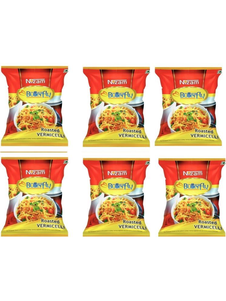     			NIZAM BUTTERFLY Roasted vermicelli Roasted Vermicelli 160 g Pack of 6