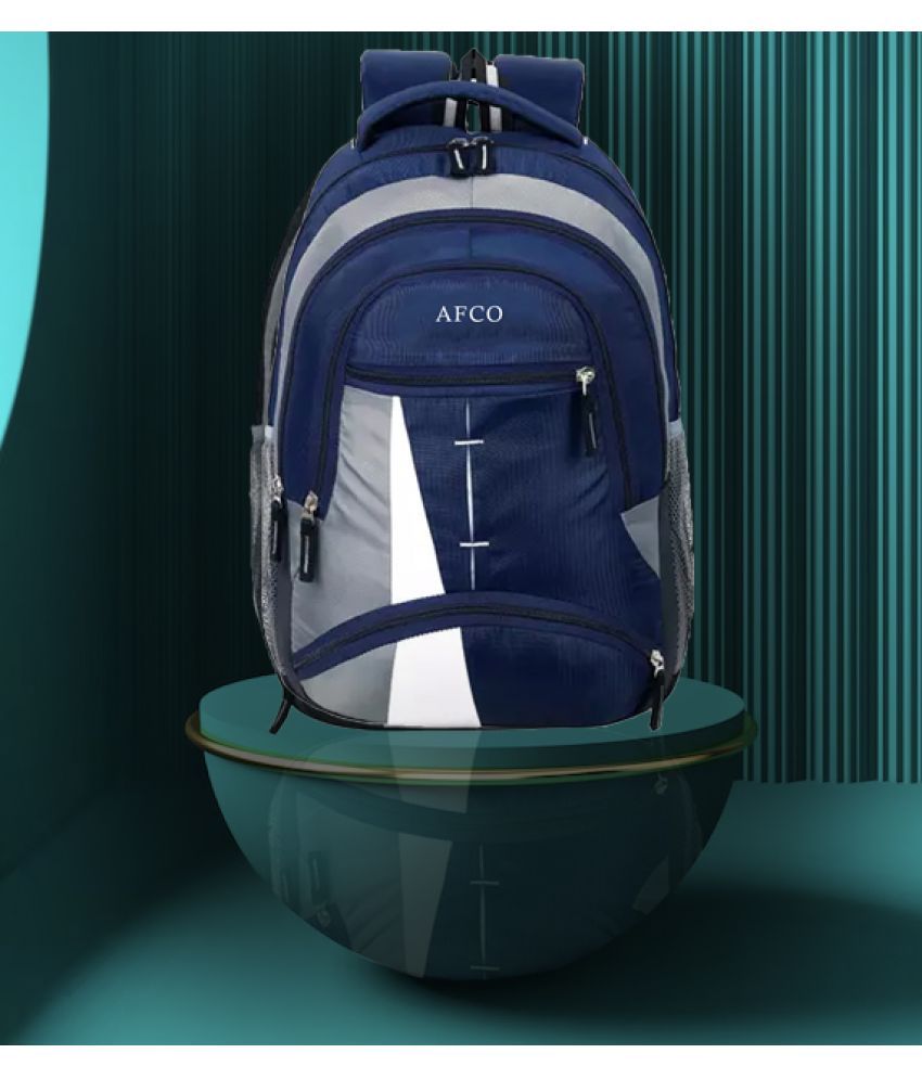     			Ashaf 35 Ltrs Polyester Backpack *For Boys & Girls ( Blue )