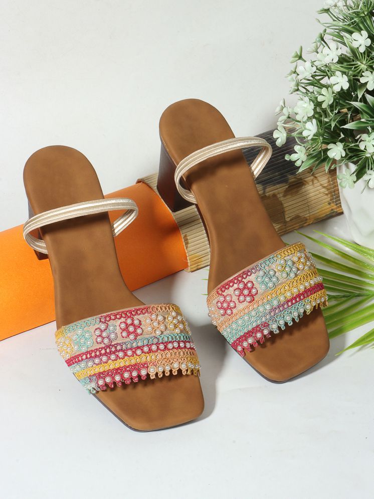     			Carrito Multicolor Women's Sandal Heels