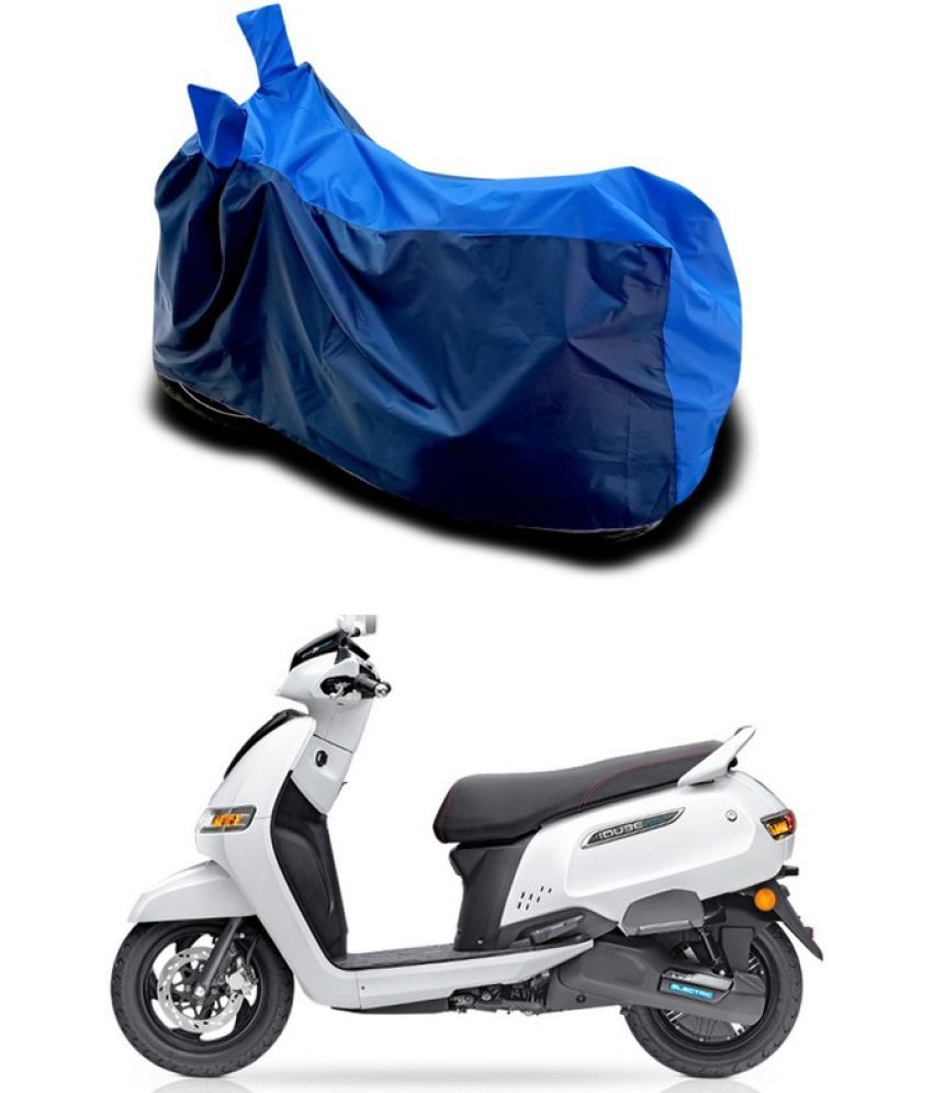     			EGAL Bike Body Cover for TVS TVS iQube Electric ( Pack of 1 ) , Blue