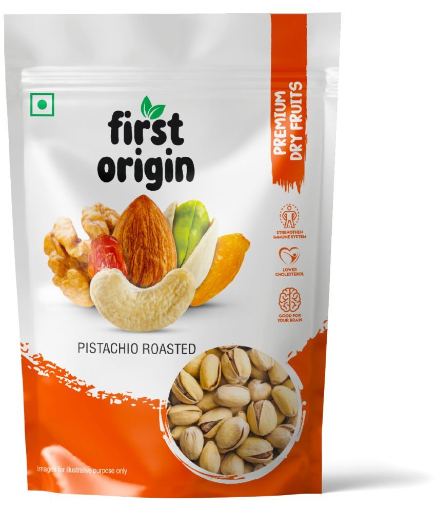     			First Origin Roasted & Salted Pistachios 500gm