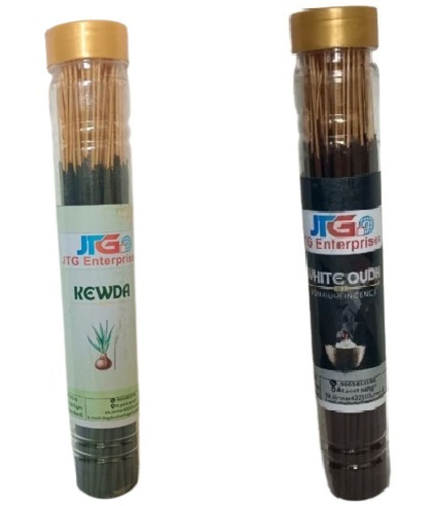     			JTG enterprises Incense Stick Kewda,Natural,Rose,Oudh,Musk 200 gm ( Pack of 2 )