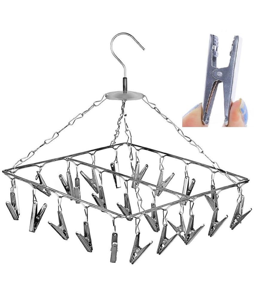     			Konquer TimeS Stainless Steel Multifunctional Hangers ( Pack of 1 )