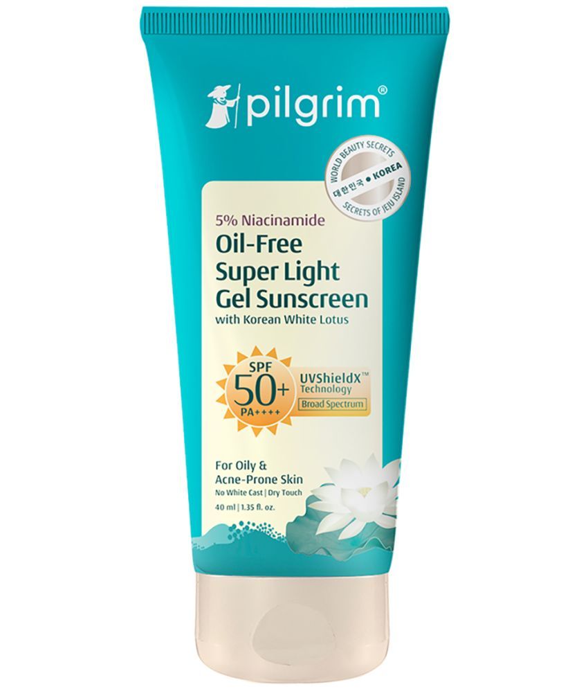     			PILGRIM SPF 50 Sunscreen Gel For All Skin Type ( Pack of 1 )