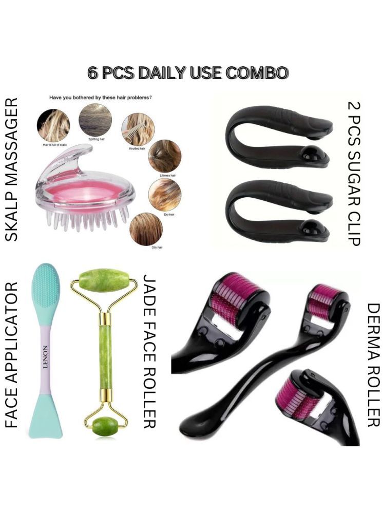     			XFORIA Combo of 6 items Portable Manual Massager