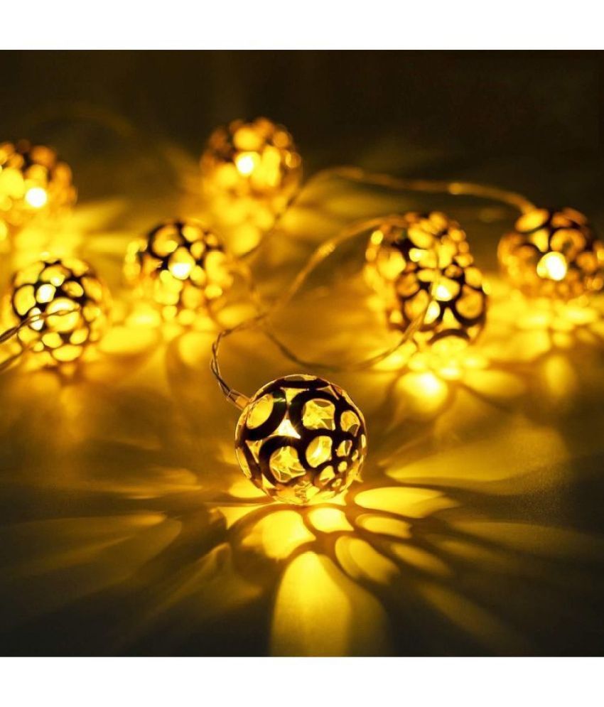     			ZESTRUM Gold 1Mtr String Light ( Pack of 1 )