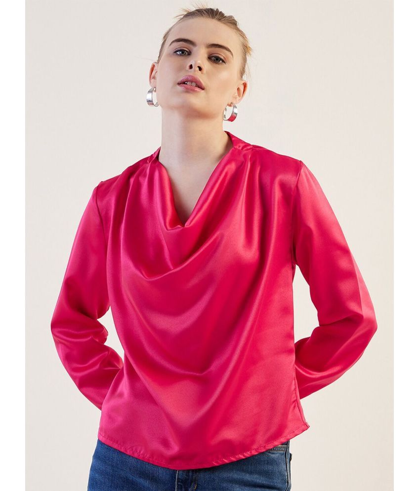     			Freehand Pink Polyester Women's Regular Top ( Pack of 1 )