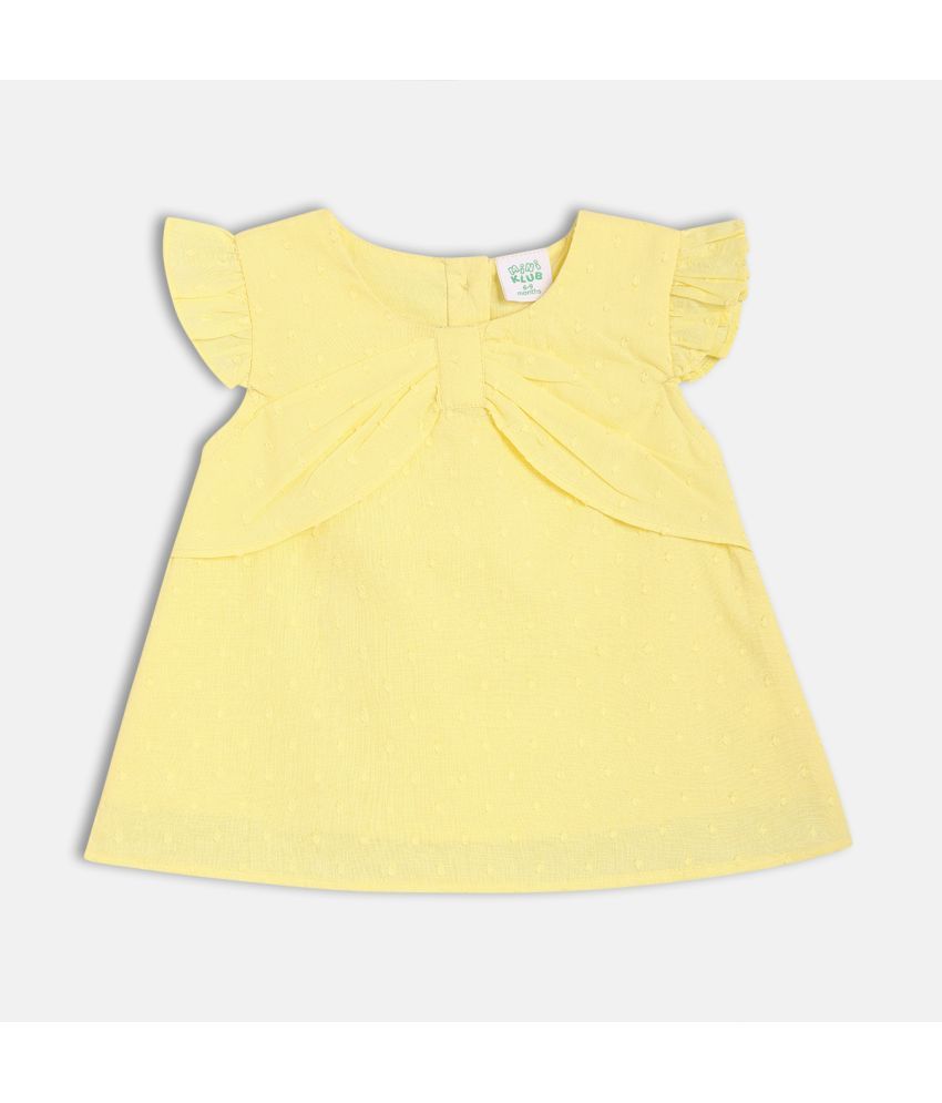     			MINI KLUB Cotton Frock For Girls ( Pack of 1 , Yellow )