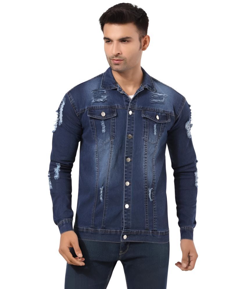     			ARBIA FUNKI Denim Men's Denim Jacket - Blue ( Pack of 1 )