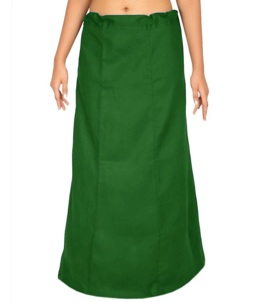     			D1 DIFFERENT ONE Green Cotton Petticoat - Single