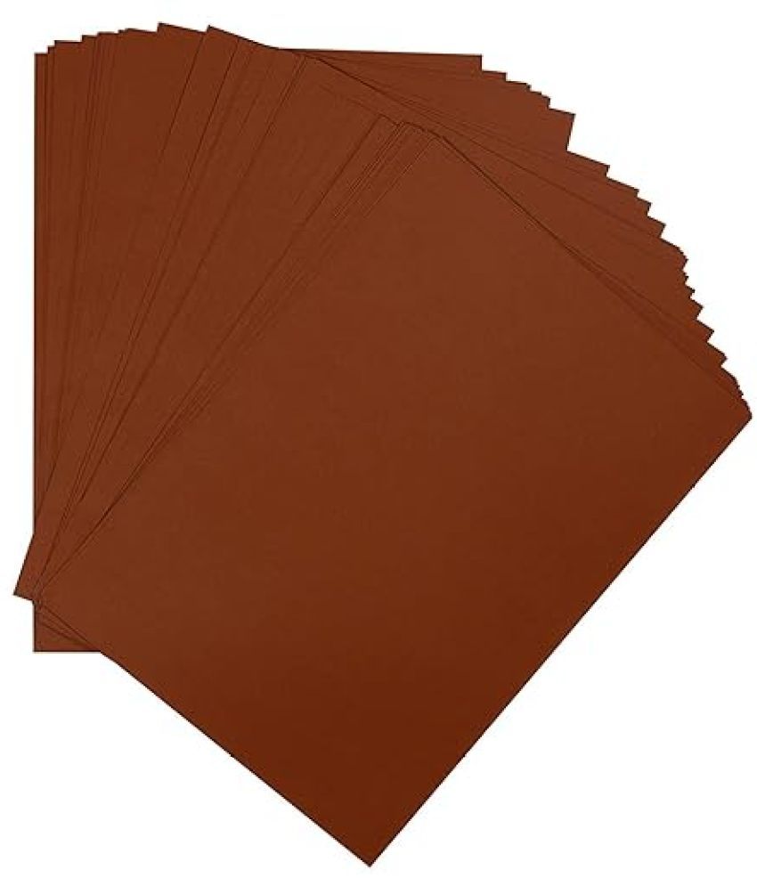     			Eclet A3 Color Paper 100 Sheets (BROWN) Premium Colour 180 GSM Pack for Copy Printing, DIY Art & Craft, Projects, Decoration, Other Office Printing. A3 Pack of 100 Sheet