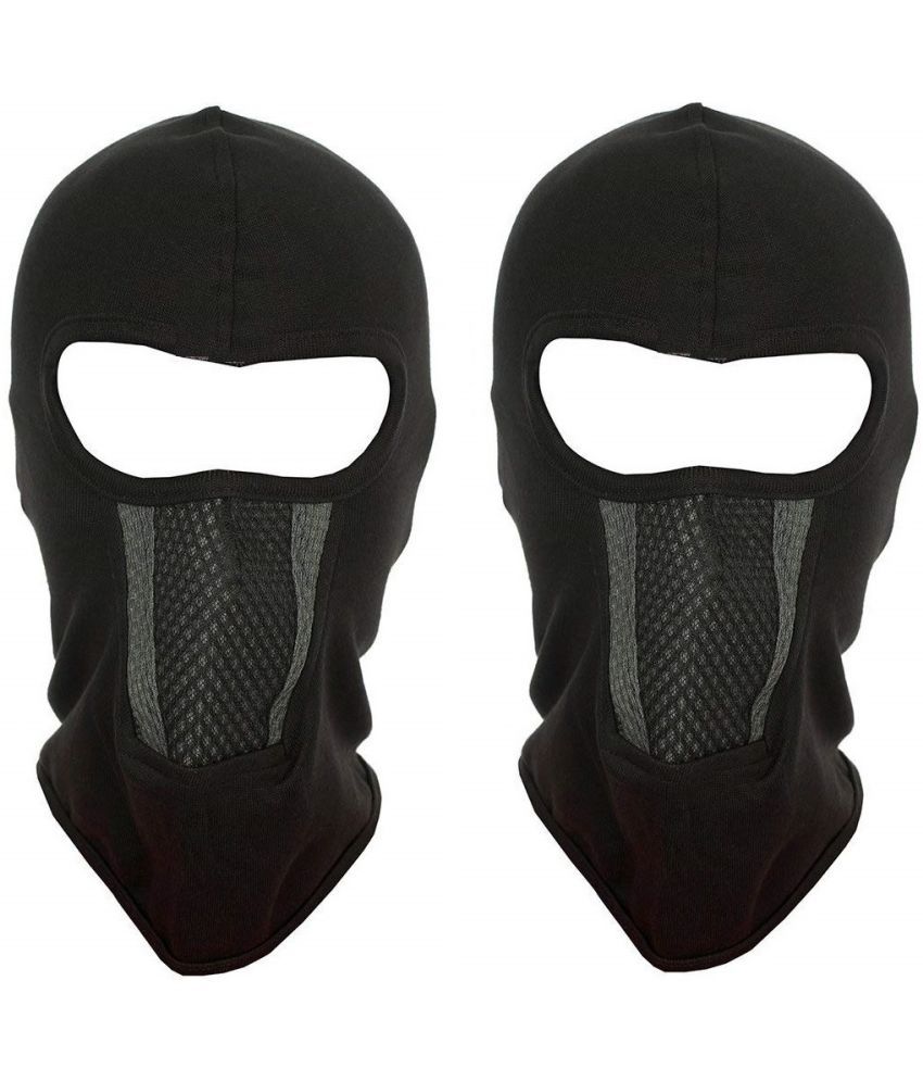     			H International Black Bike Face Mask Riding Mask for Men & Women