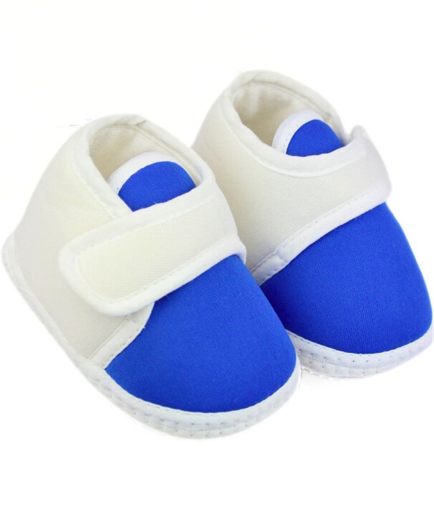     			Neska Moda - Blue Booties For Baby Boy & Baby Girl 6-12 Months ( Pack of 1 )