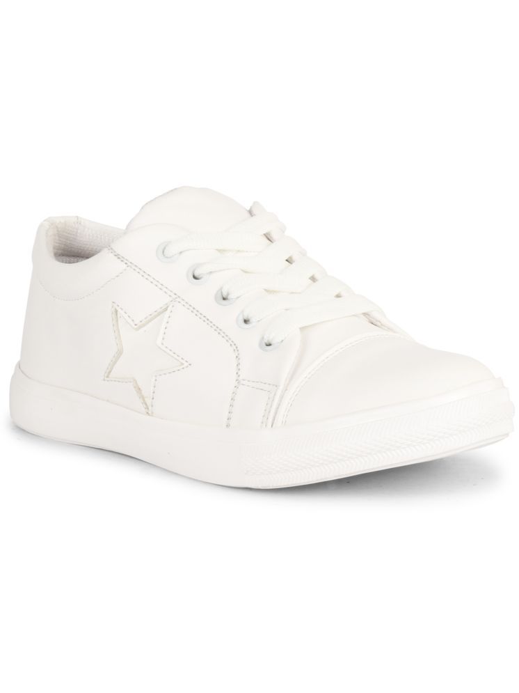     			Carrito White Women's Sneakers