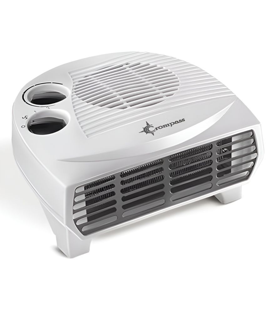     			Crompass Electric Fan Heater White Room Heater